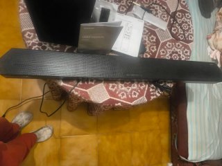 Barra de Sonido Samsung Negra Subwoofer y Mando