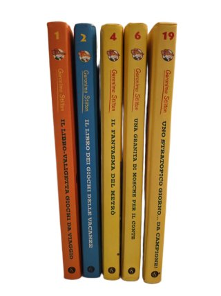 Lotto 5 Libri Geronimo Stilton (Ed. Corriere 2006)