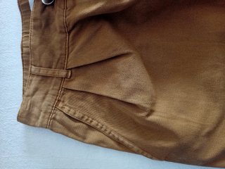 Pantalón Mango Talla 34 Marrón Tabaco