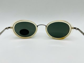 Gafas Vintage 90s Beige y Plateadas