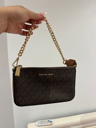 Bolso Michael Kors Marrón y Dorado