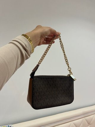 Bolso Michael Kors Marrón y Dorado