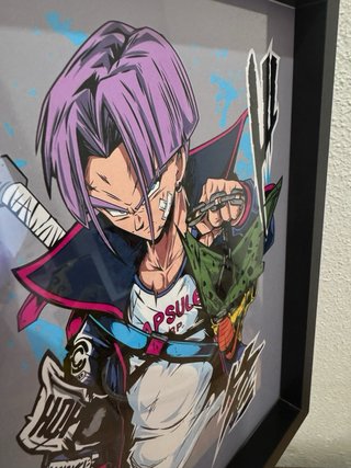 Cuadro Dragon Ball Z - Trunks vs Cell