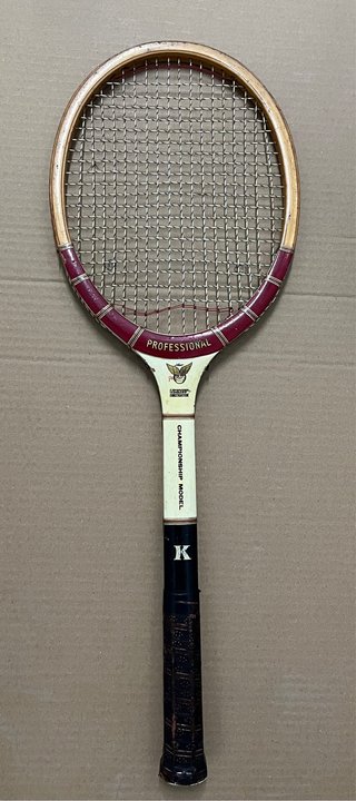 Raqueta Tenis Madera Vintage.