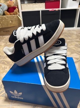 Zapatillas Adidas Campus Negras Talla 41 1/3
