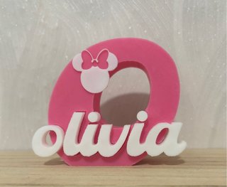 Letras personalizadas 3D