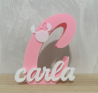 Letras personalizadas 3D
