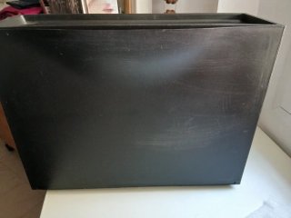 Zapatero Ikea Negro Plástico