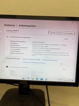 PC Gaming/Oficina i5-8400 8GB DDR4 SSD