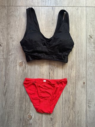 Conjunto Lencería Encaje Talla M
