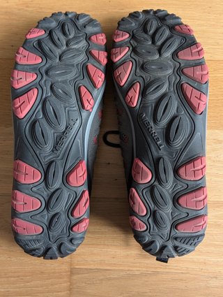 Zapatillas Merrell Crossland Trekking Gris/Rojo