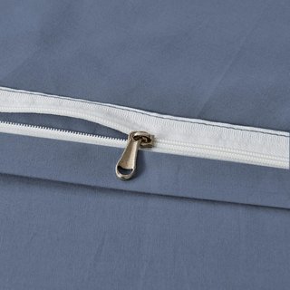 Funda nórdica algodón transpirable suave azul