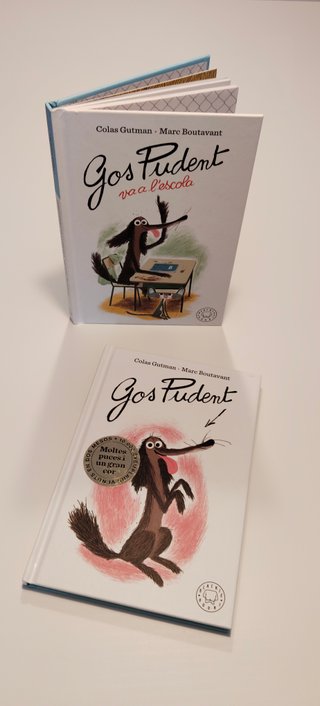 2 llibres infantils-juvenils Col·lecció Gos Pudent