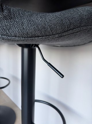 Taburete de barra de cocina gris nuevo