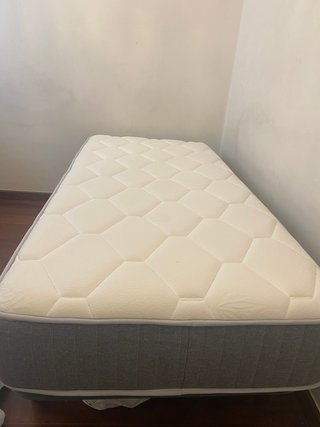 2 Bases Cama 1 Plaza Madera y Metal