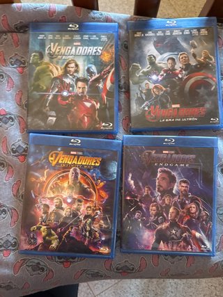 Pack 4 Blu-ray Marvel Los Vengadores