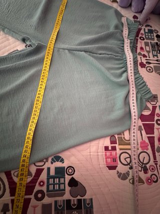 Conjunto evento “teal” y blanco