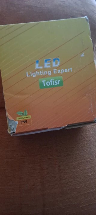 Lámpara LED Tofisr Blanca Plástico