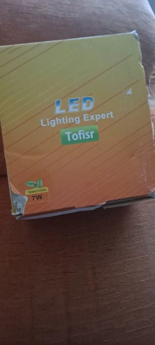 Lámpara LED Tofisr Blanca Plástico
