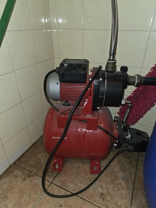 Bidon 120L Azul + Bomba de agua Einhell 4173193