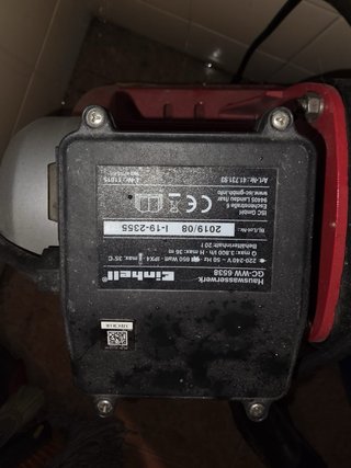 Bidon 120L Azul + Bomba de agua Einhell 4173193