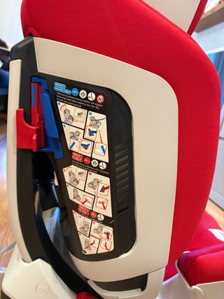 Silla coche Chicco Grupo 0+ 1 2 Roja