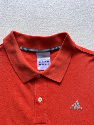 Polo Adidas Vintage Hombre Logo Bordado L