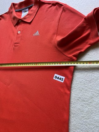 Polo Adidas Vintage Hombre Logo Bordado L