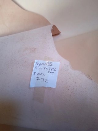 Piel Vaquetilla color crudo sin teñir 70€