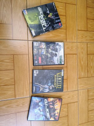 Lote 4 Juegos PC: Splinter Cell, Ghost Recon, Vamp