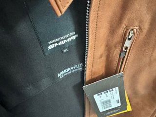 Chaqueta Cuero SHIMA Hunter Plus Marrón XXL (2XL)