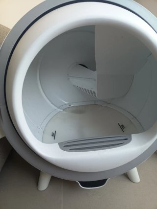 Arenero Autolimpiable Daewoo Smart 4L Gris/Blanco