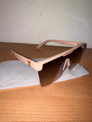 Gafas de Sol Louis Vuitton Marrón y Rosa