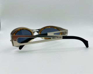 Gafas vintage 90s marrones y plateadas
