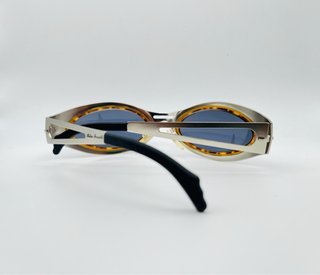Gafas vintage 90s marrones y plateadas