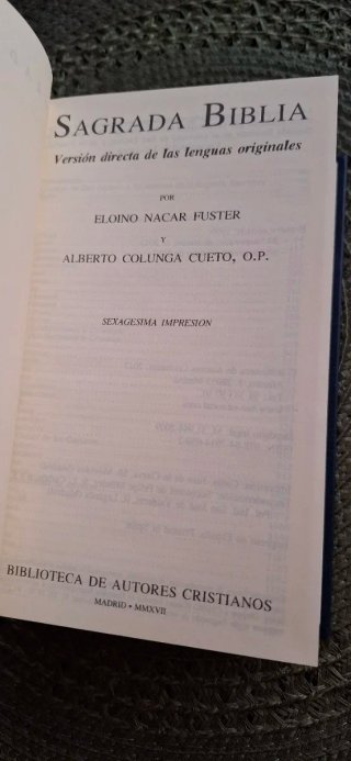 Sagrada Biblia Nácar Colunga