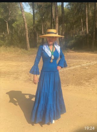 Vestido Rociero Azul