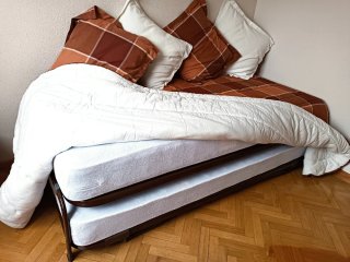 Cama nido Flex 2 canapés 2 colchones  funda edredo