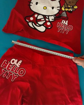 Pijama Hello Kitty Rojo Talla XS