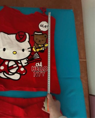 Pijama Hello Kitty Rojo Talla XS