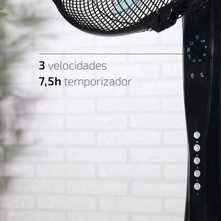 - Cecotec ventilador pie mando temporizador