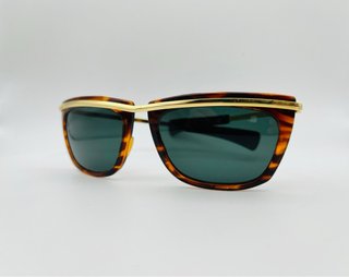 Gafas de sol vintage tortuga y oro