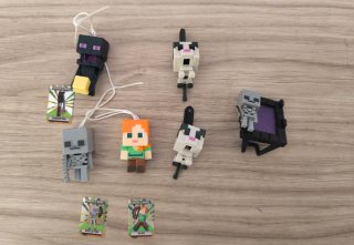 Muñecos Minecraft Kinder Sorpresa