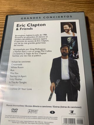 DVD Eric Clapton & Friends - Grandes Conciertos