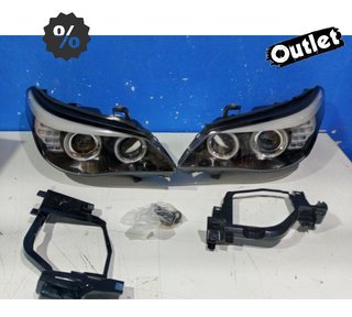 PK FAROS XENON BMW SERIE 5 E60 05-07 OJOS ANGEL CCFL FONDO N