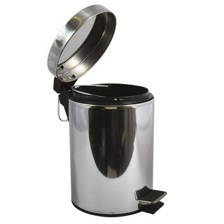 MSV cubo basura acero inoxidable baño