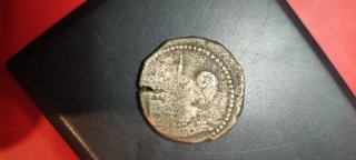 Imperio romano As de Trajano con resello