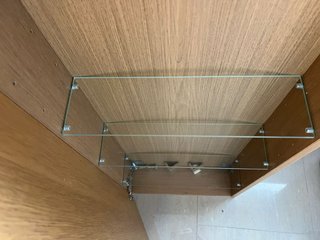 Mueble de baño madera y porcelana