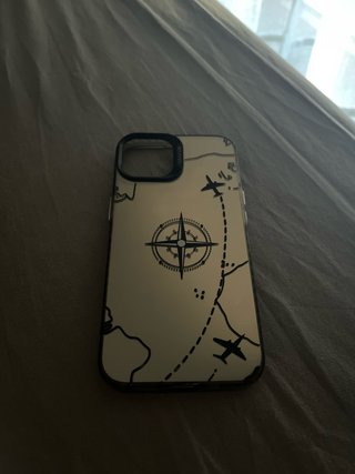 Cover iPhone 13 Mappa Aereo Bussola
