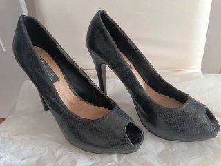 Zapatos tacón Mango Talla 38.